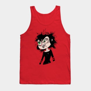 Vampire Goth Girl Tank Top